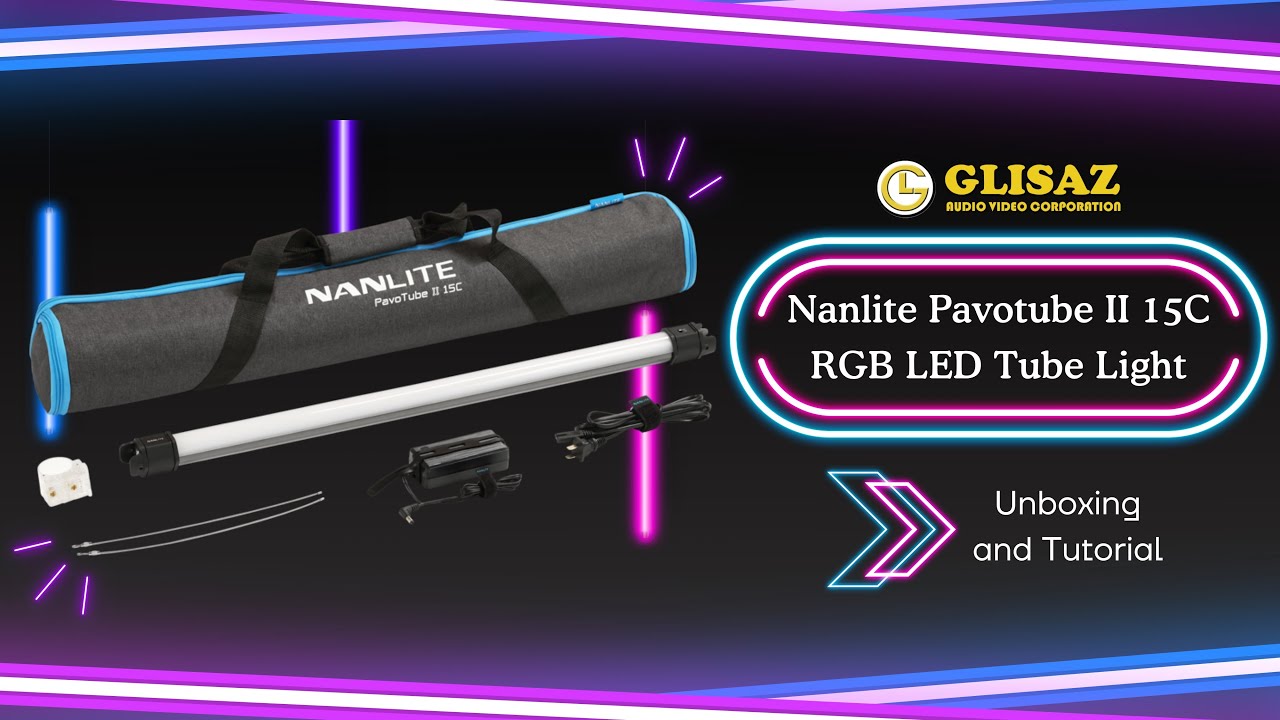 Nanlite PavoTube II 15C 2-foot RGB LED Tube Light - Quick & Easy Setup, Tutorial & Review