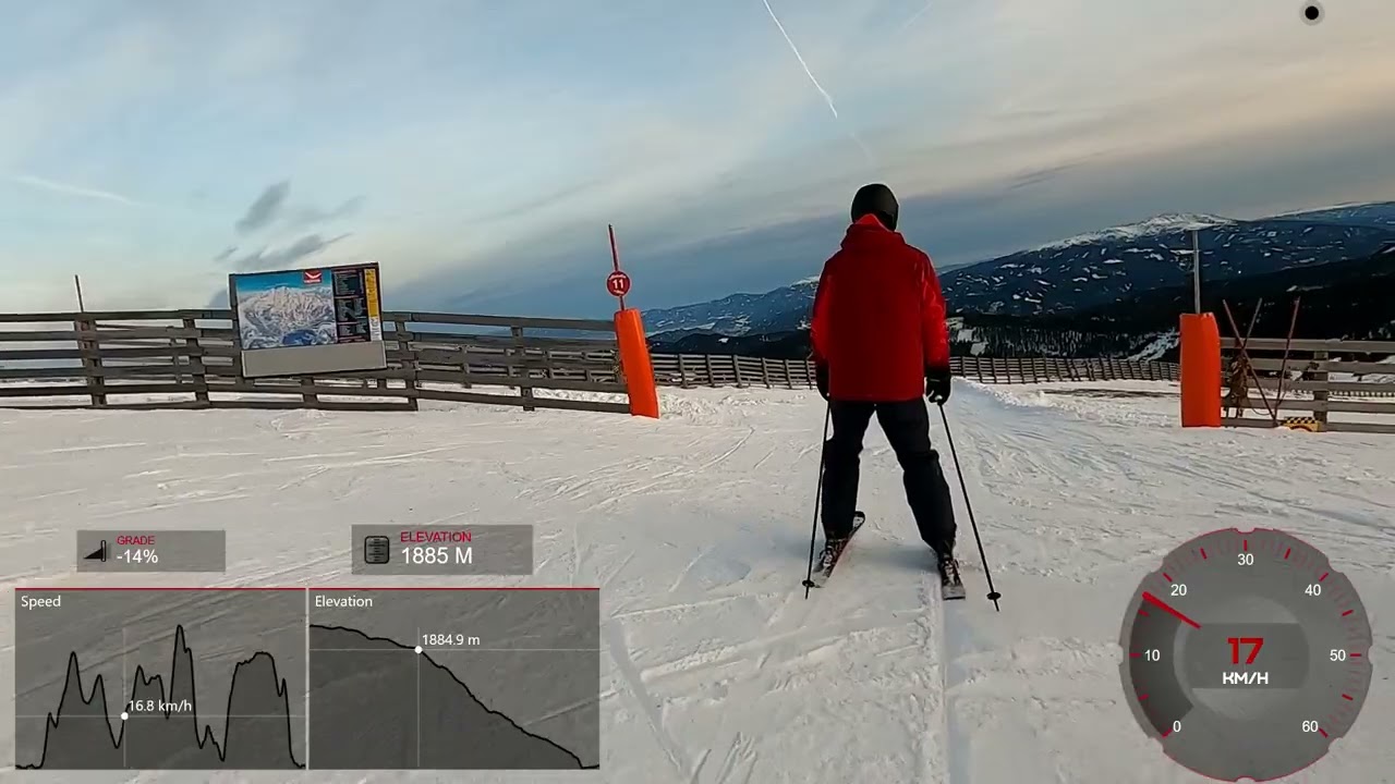 Lachtal 2021.12.25. 11. rész Martin - 9-11-es pálya (utolsó csúszás)