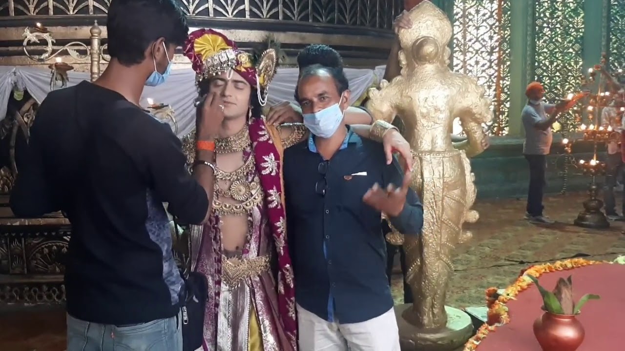 radhakrishn faimly , behind the secens masti , krishn