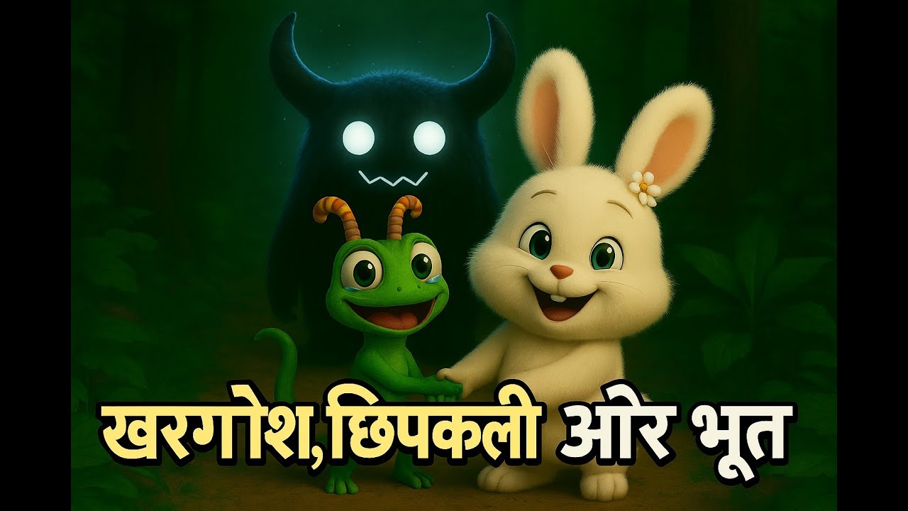 🐰🦎👻 खरगोश, छिपकली और भूत  I in Hindi | Kahani | Story in Hindi -हिंदी कहानियाँ I Moral Stories