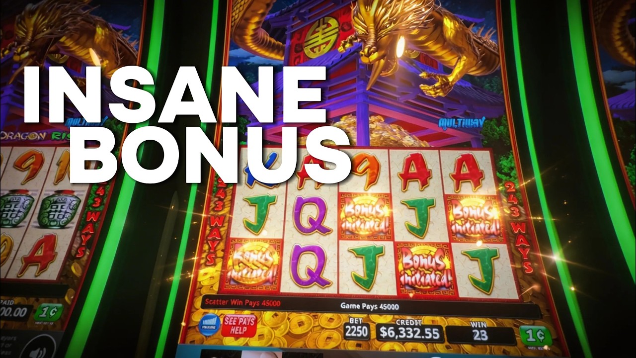 INSANE BONUS ROUNDS TRIPLE FORTUNE DRAGON RISING 💎