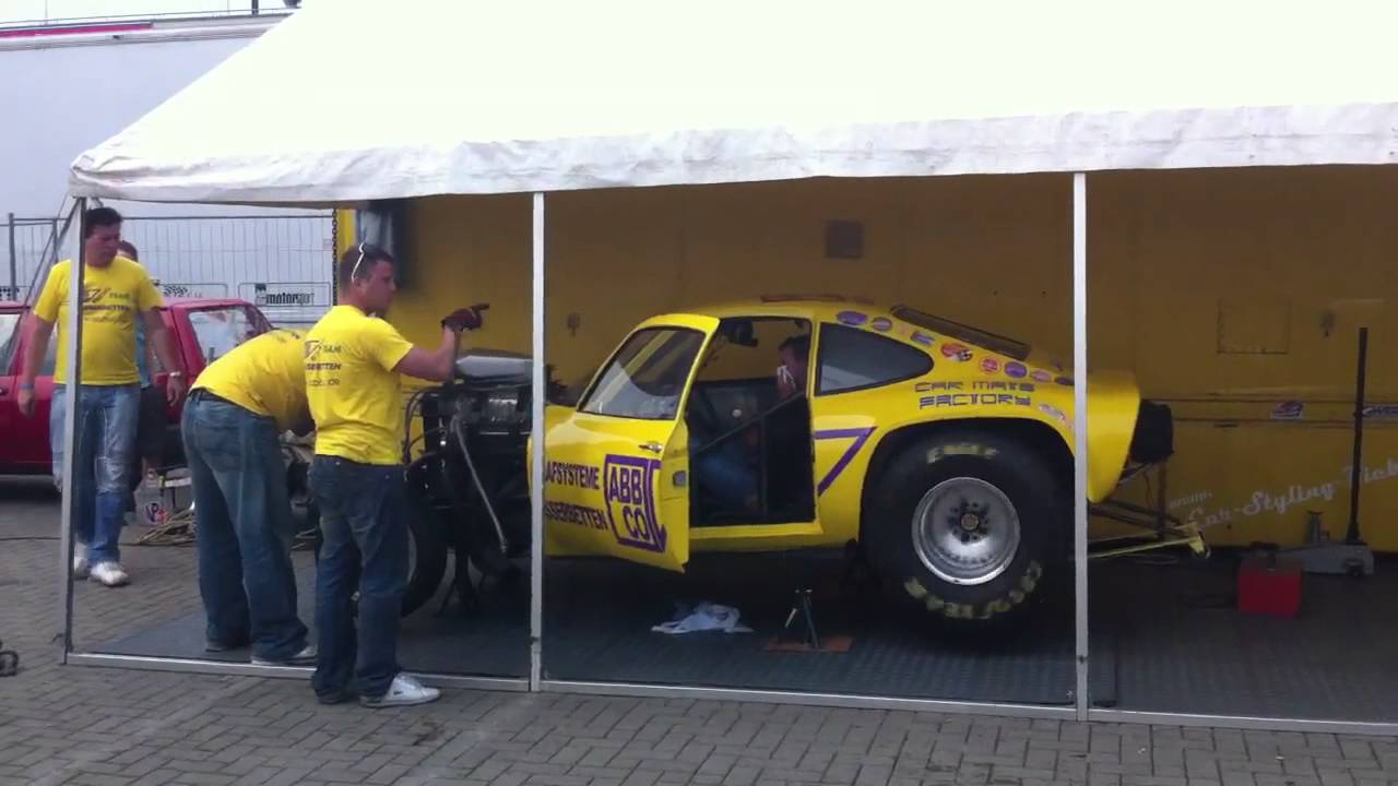Oschersleben 2011 Opel Treffen dragster motor sound