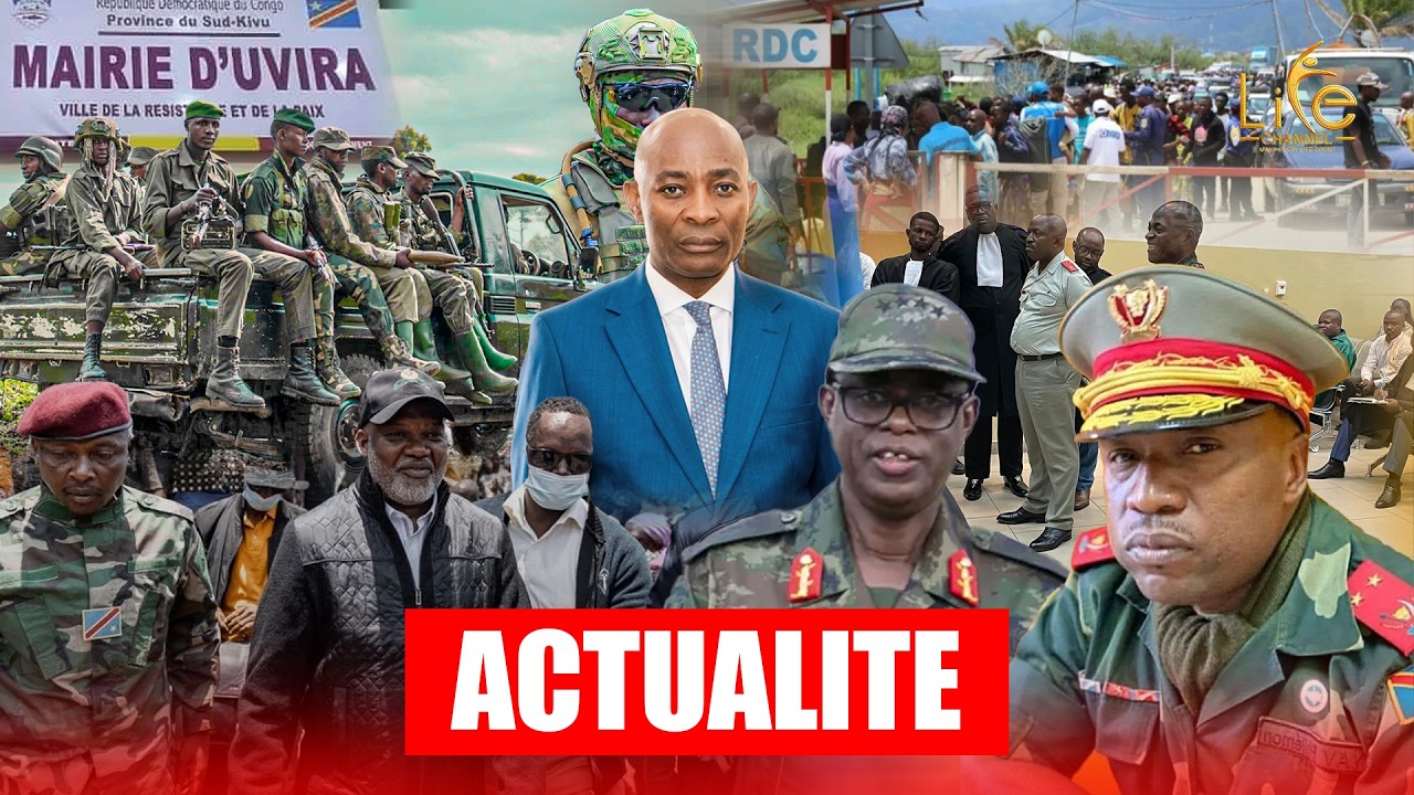 AUJOURD'HUI RDC tension :Procès du général Yav,frontière fermée à Uvira, stratégie choc de l’AFC/M23