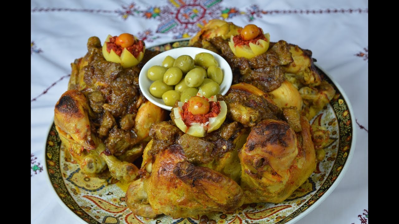 دجاج المناسبات أو دجاج الأعراس مع جميع أسرار نجاح الدغميرة/اطباق العيد