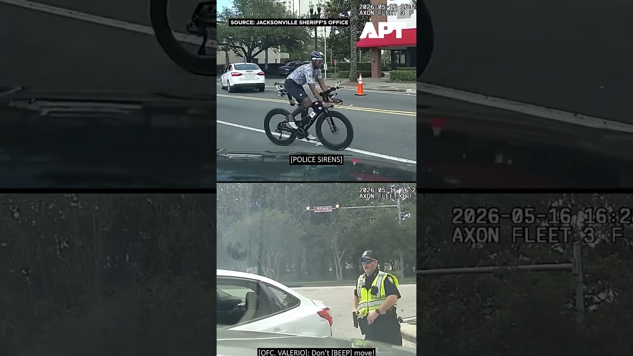 An Ironman Event Turned Chaotic When A Driver Entered The Race Course | APT