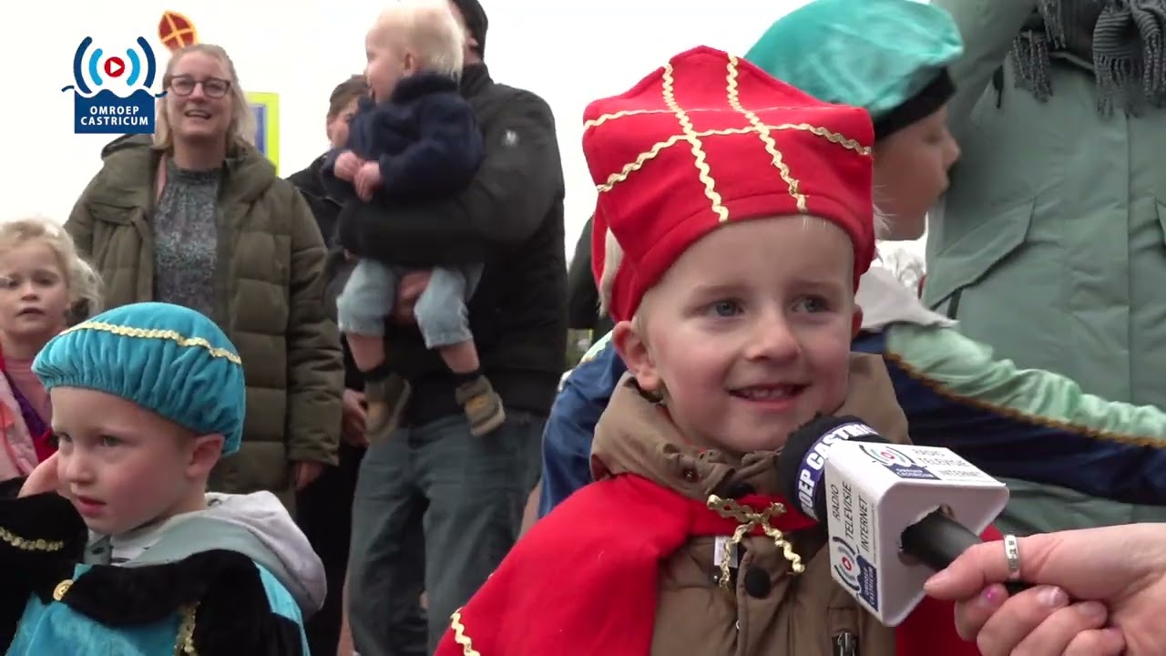 Sinterklaas ontvangen in Castricum