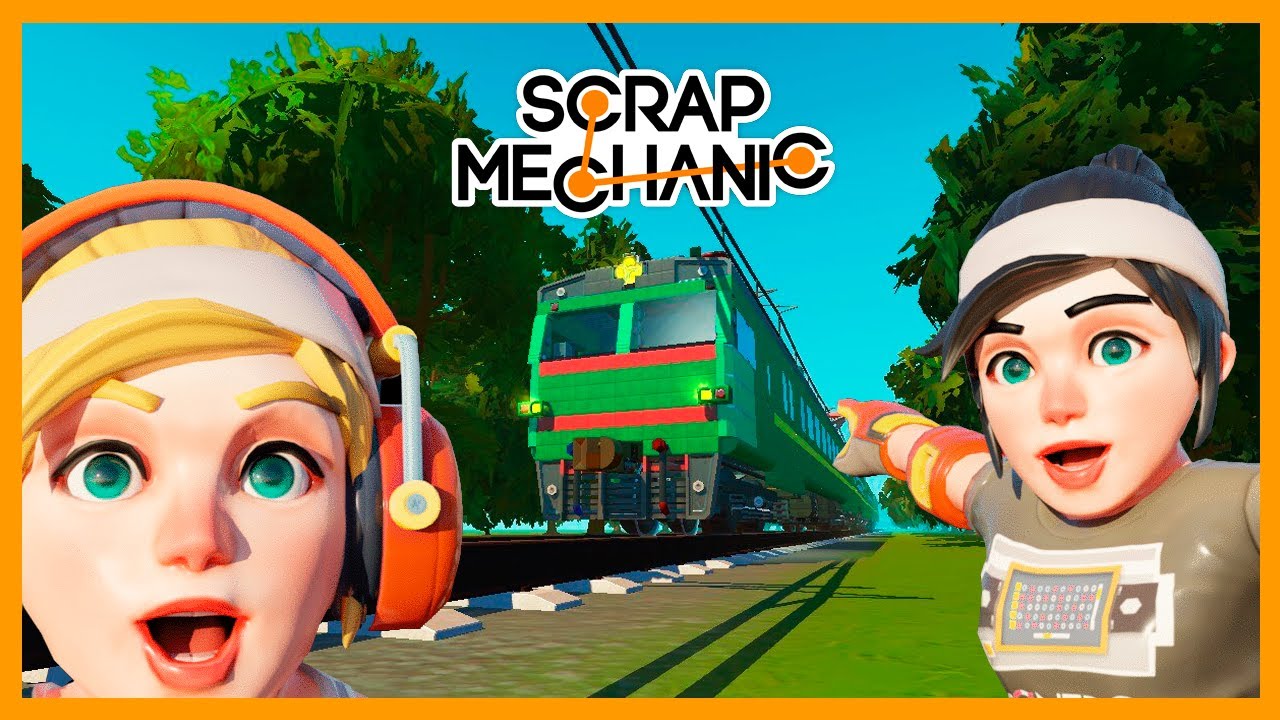 ОБЗОР ВАШИХ ПОЕЗДОВ В SCRAP MECHANIC