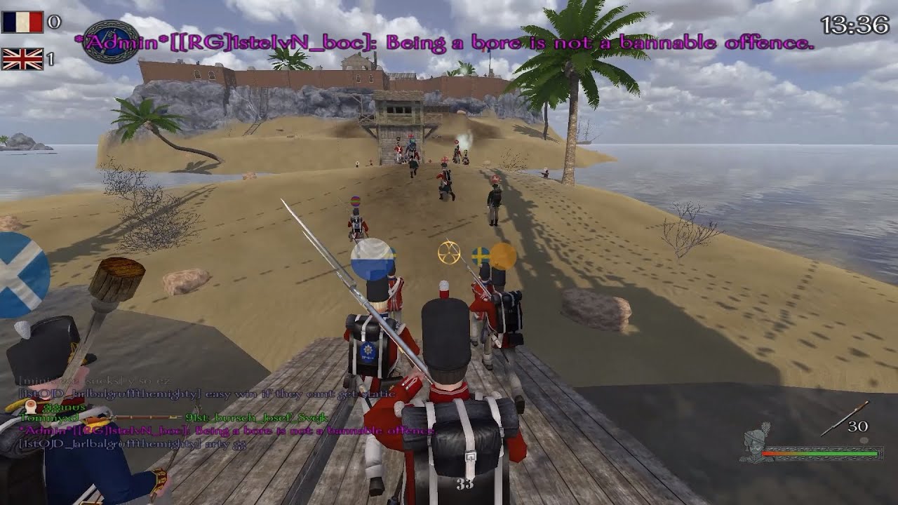 Custom Map 15 (defending and attacking) in Mount & Blade Warband: Napoleonic Wars