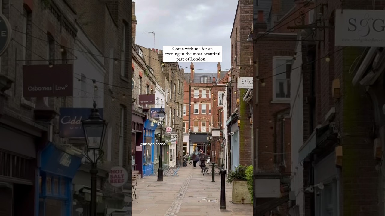 Evening in the most beautiful part of London (details in description)