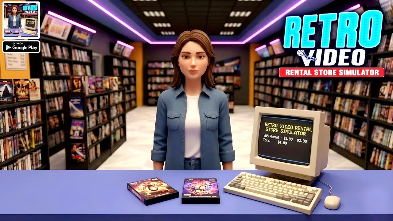 Retro Video Rental Store Simulator (Early Access) &ndash; Android Gameplay 
