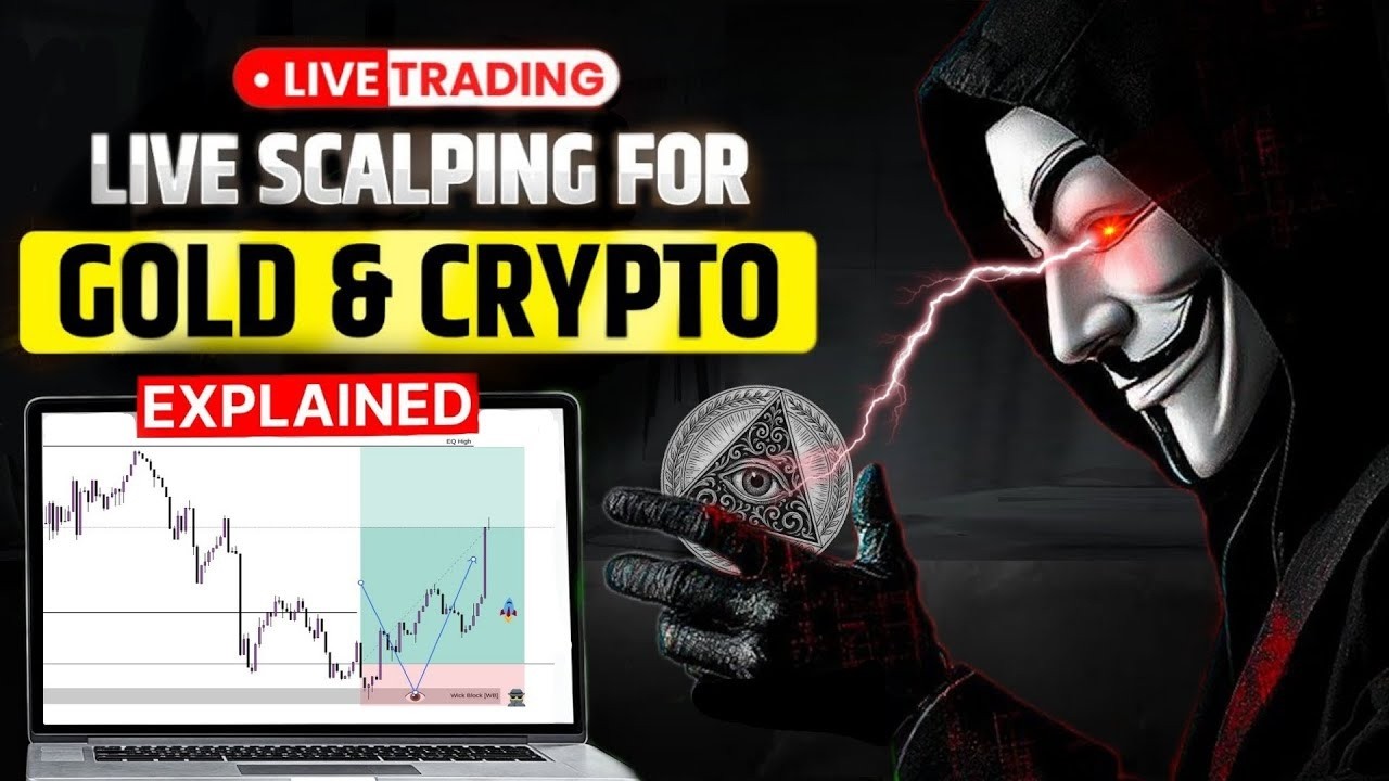 Live GOLD and CRYPTO Scalping Trading | DAY 300 #goldtrading #cryptotrading #bitcoin