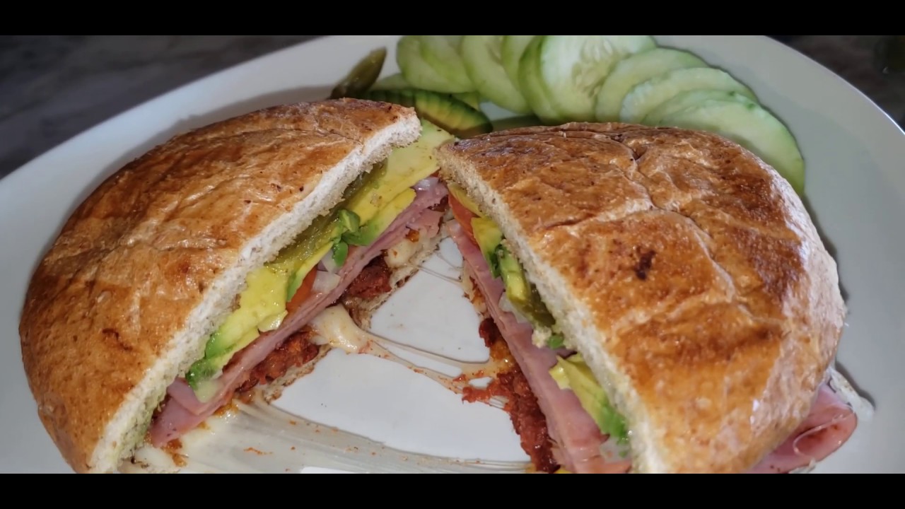 TORTAS CALIENTES DE CHORIZO CON JAMÓN SUPER FACILES  DE PREPARAR EN CASA.
