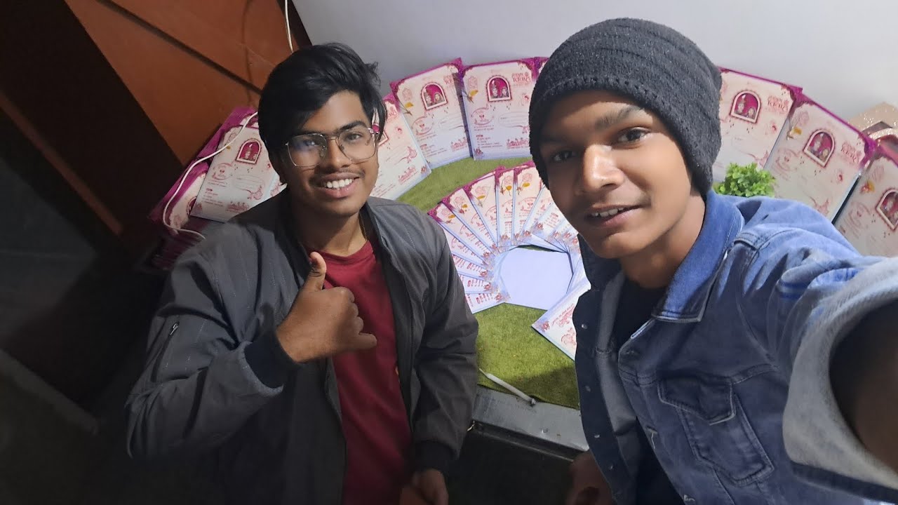 Card ka video shoot ho rha hai guys 🙂