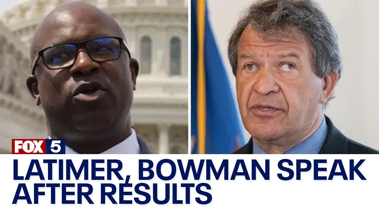 George Latimer, Jamaal Bowman speak after New York Democratic primary results