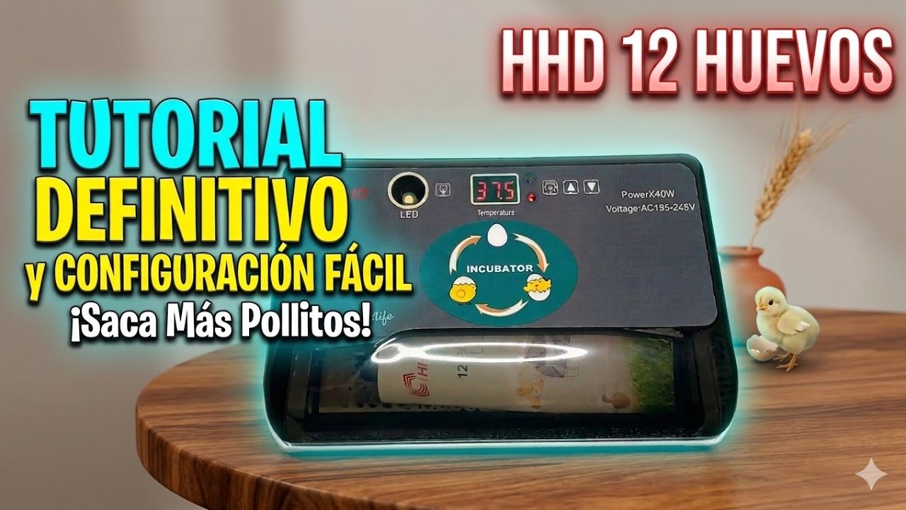 ⚙️ ОБУЧЕНИЕ И НАСТРОЙКА автоматического инкубатора HHD 12 яиц / HHD 12 яиц