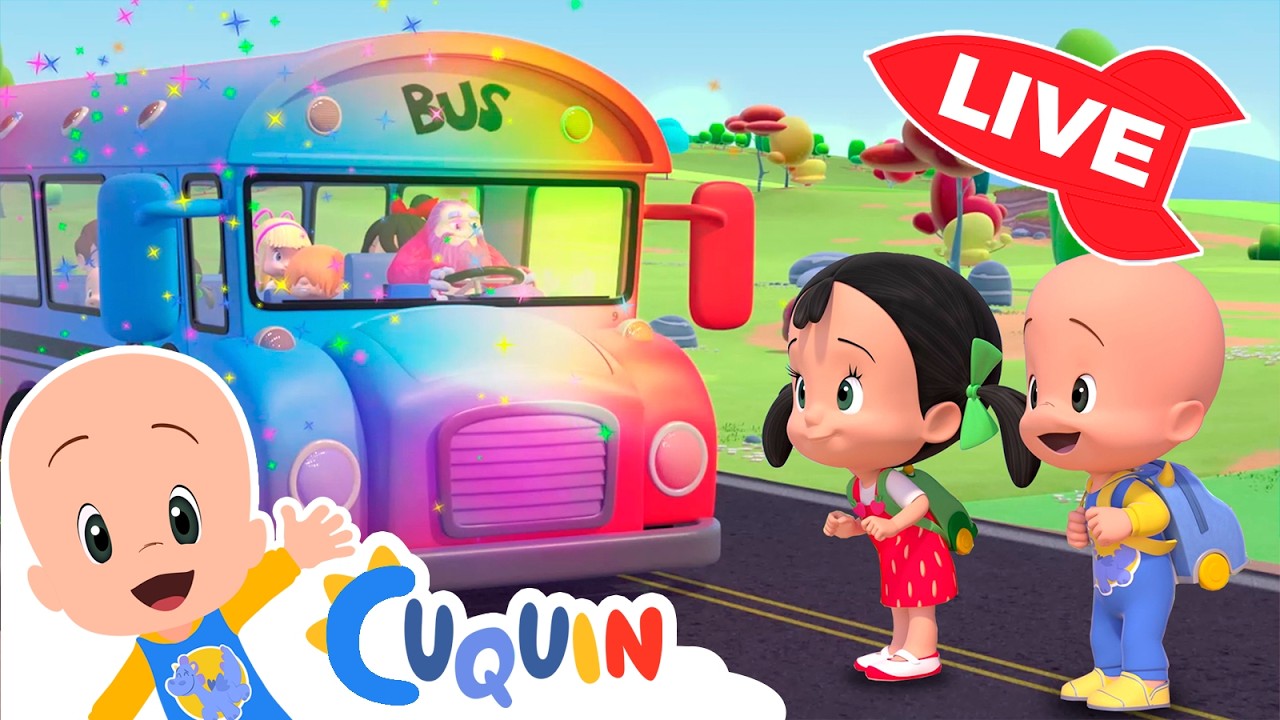 🔴 DIRECTO 🔴 Canciones infantiles y vídeos educativos de Cleo y Cuquín