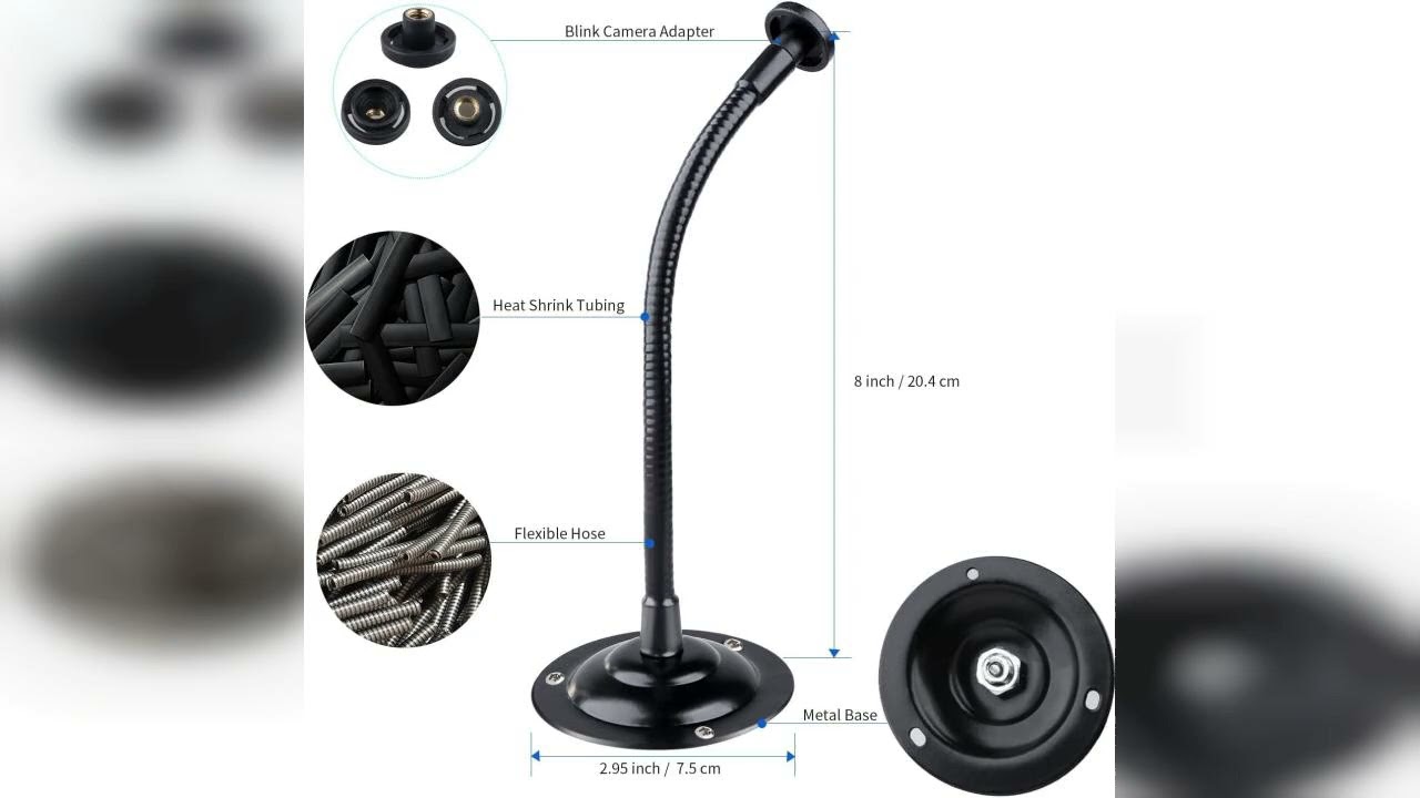 Review: 2 Pack Camera Flexible Wall Mount Holder for Blink Outdoor 4 (4th Gen)/(3rd Gen) XT3,B...