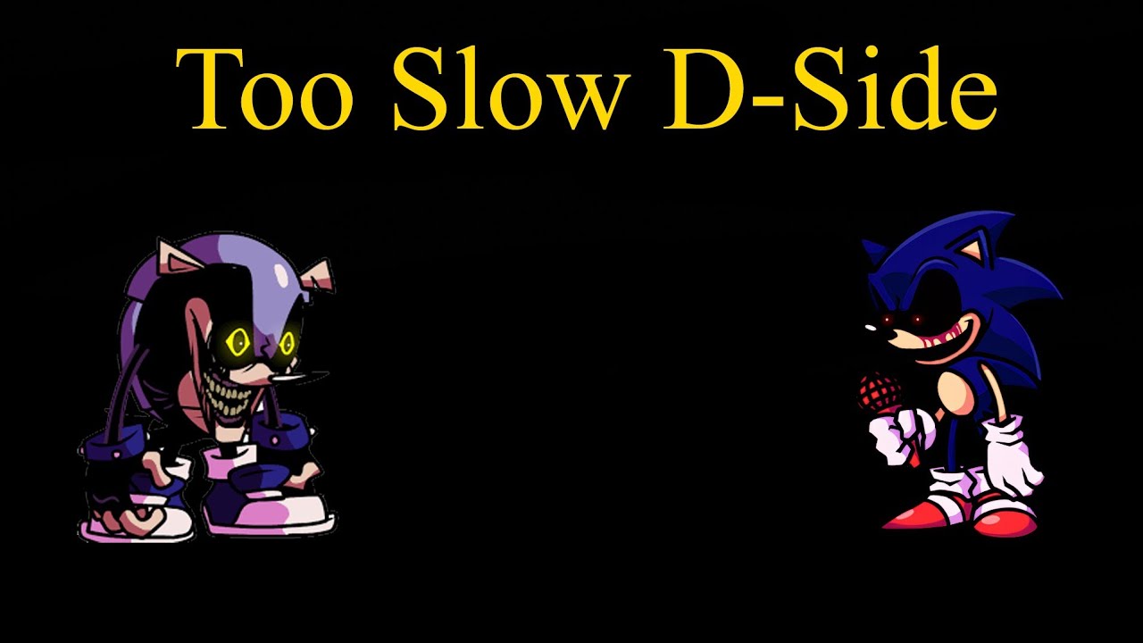 Mighty.zip vs Sonic.exe // Very Slow D-Side (Too Slow) Cover // FNF D-Side Mod // Secret Song