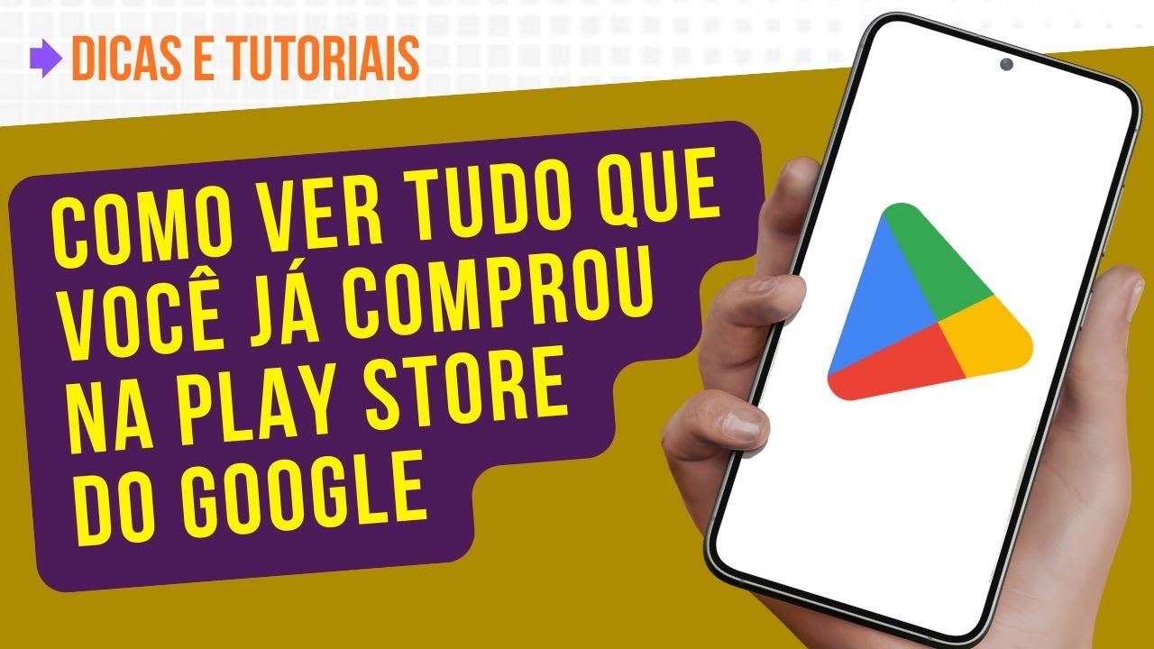 Como ver tudo que voc&ecirc; j&aacute; comprou na play store do Google #playstore #google