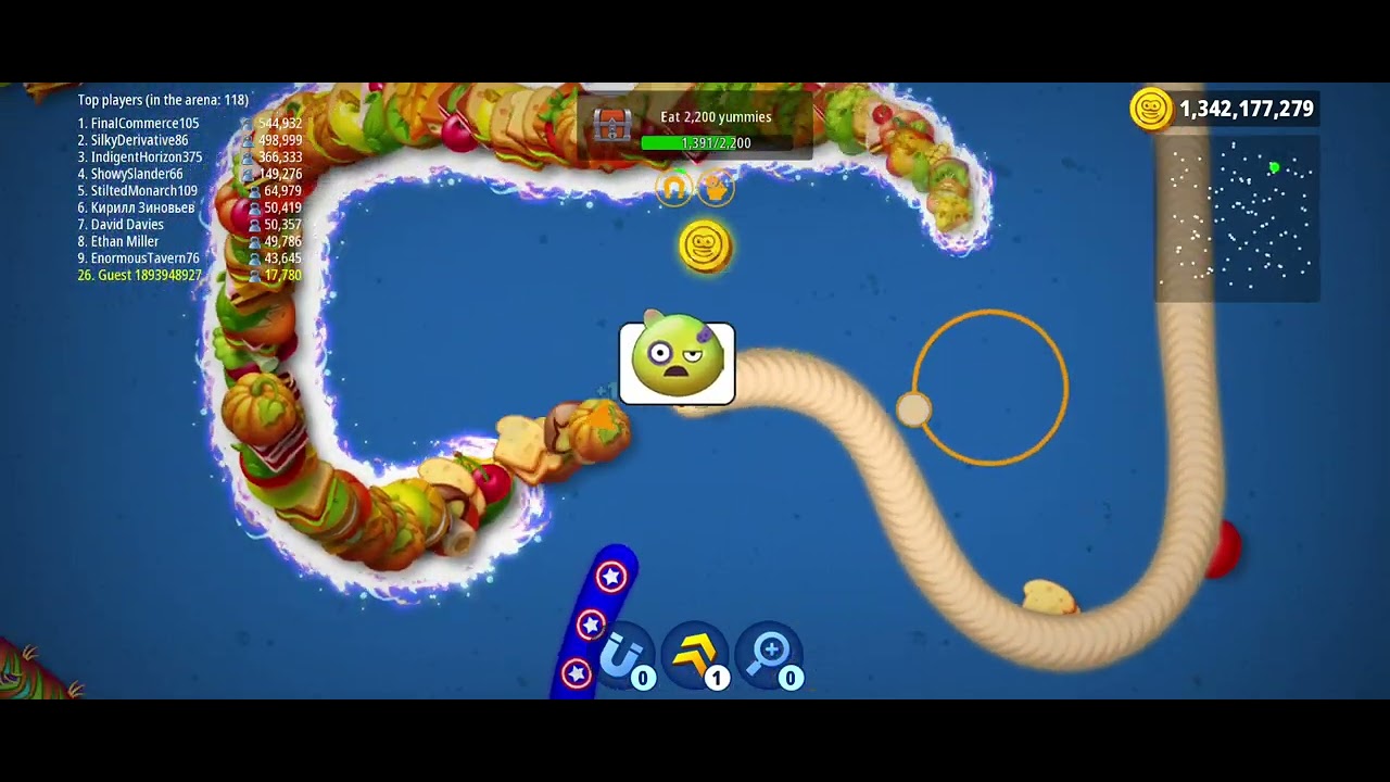 🐍 Fast Grow Trick 😱 | Worms Zone
