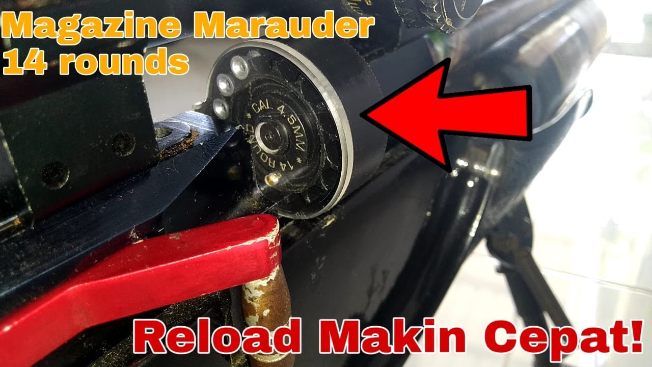 Magazine Marauder isi 14! - Review & Cara pasang Magazine Marauder PCP