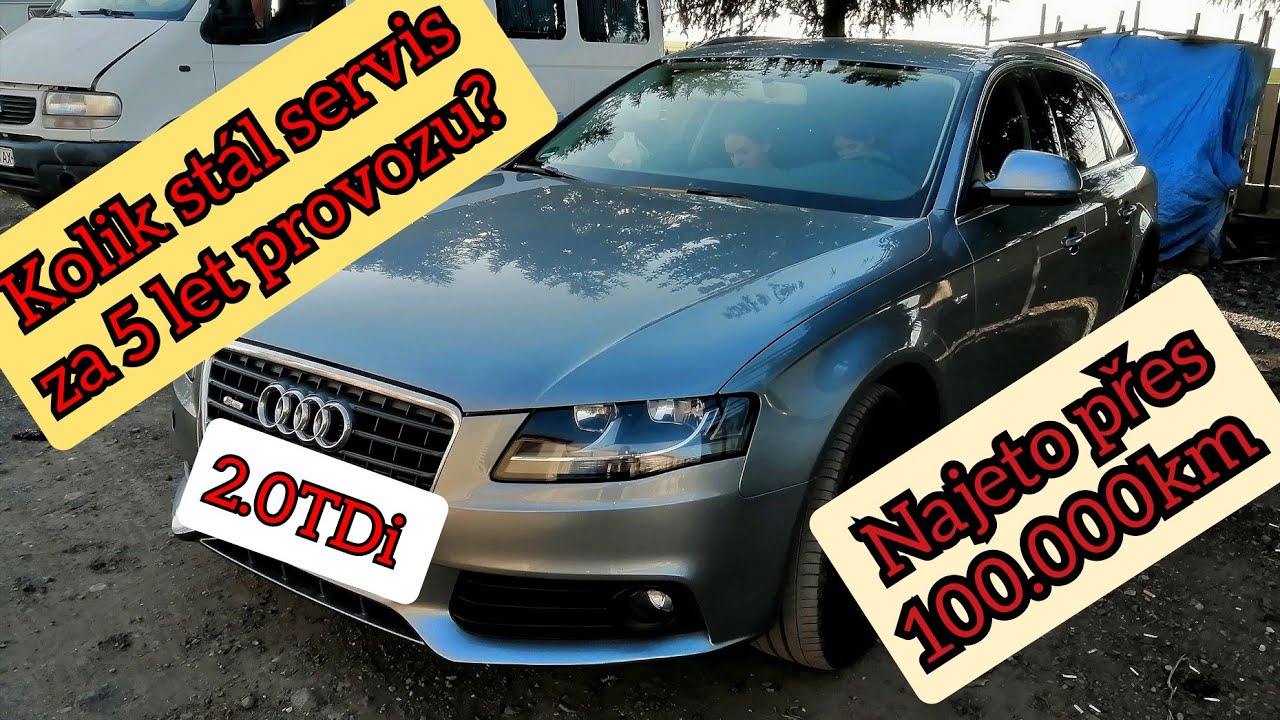 Audi A4 B8 2.0tdi zkušenosti po 5 letech a 100.000km kolik stál servis, jaké byly závady?