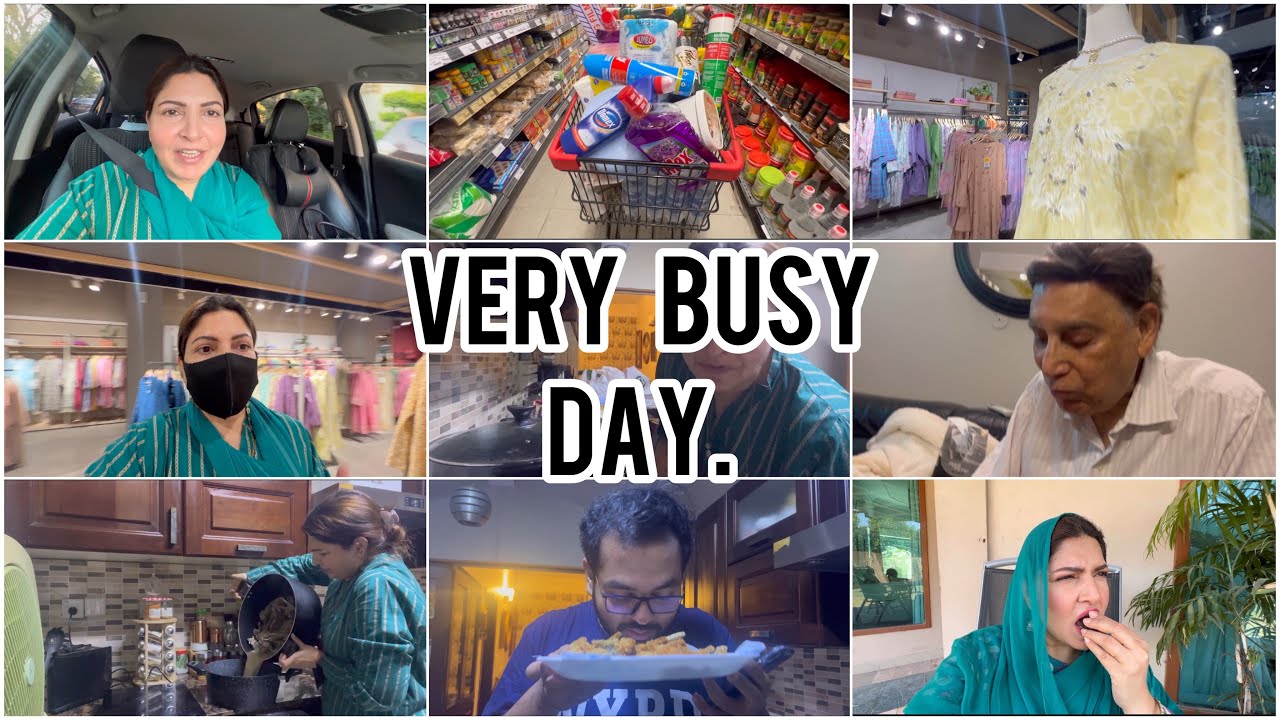 GROCERIES ,  SHOPPING FOR HAYA AND MUTTON CHOPS RECAP.