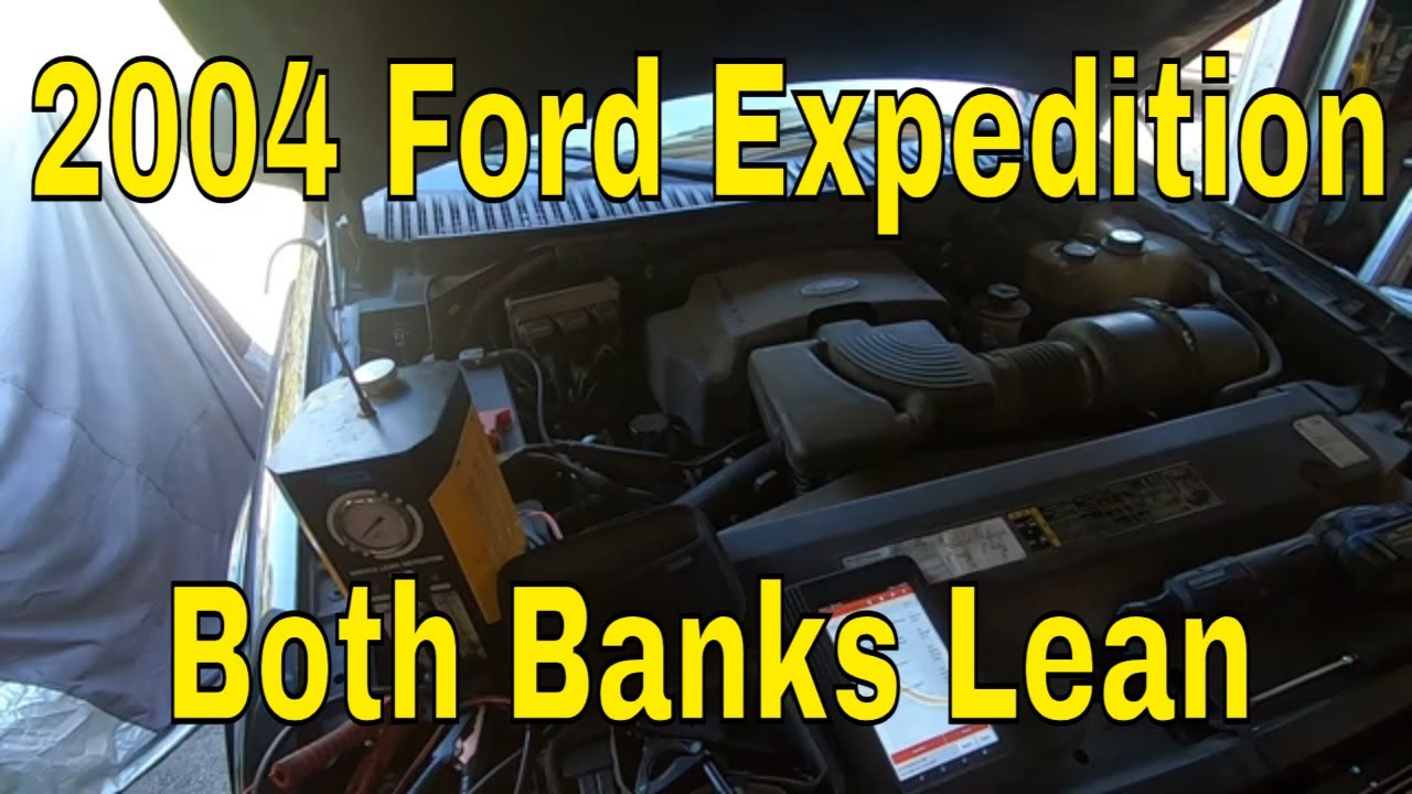 2004 Ford Expedition both banks lean