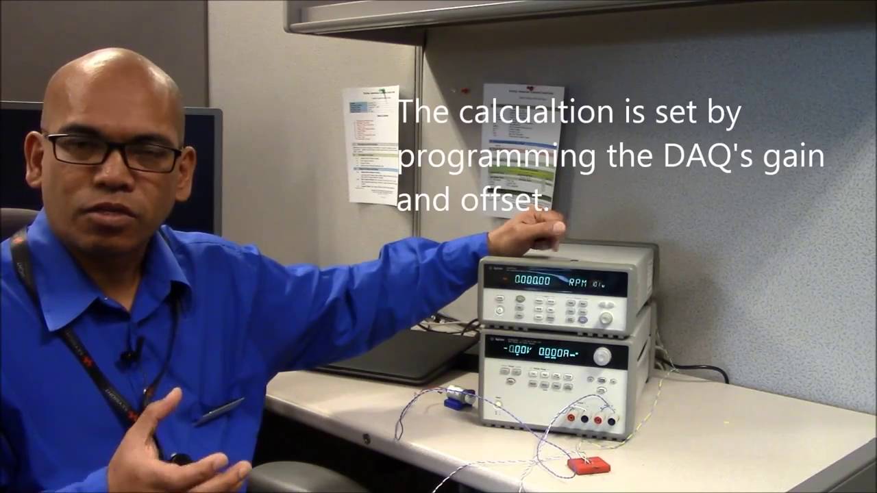 Keysight 34970A - Measuring the RPM of a Motor