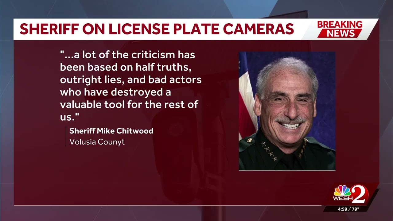 FDOT, Volusia Sheriff announce removal of license plate readers, including Flock cameras