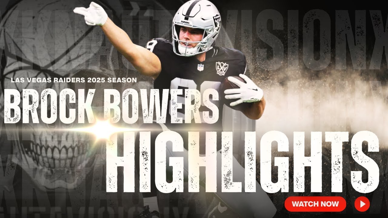 Brock Bowers 2025 Season Highlights Trailer