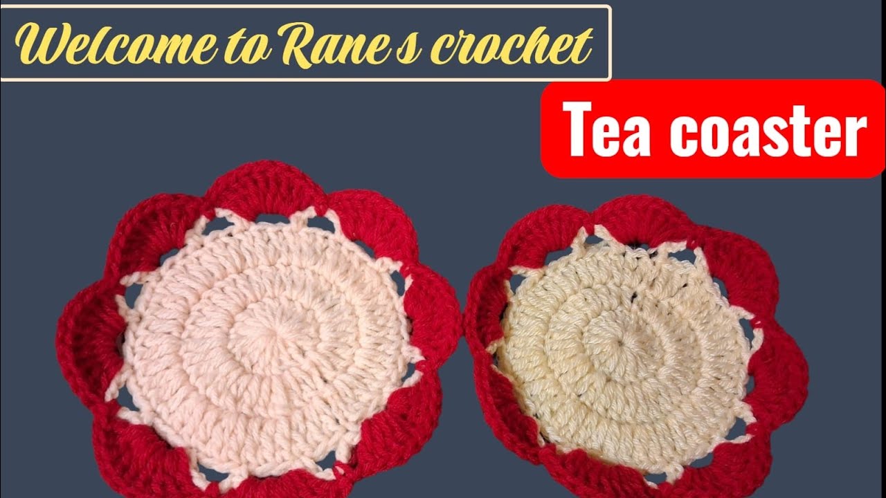 Crochet- Tea/Coffee Coaster - very easy and quick pattern #crochet #doily 