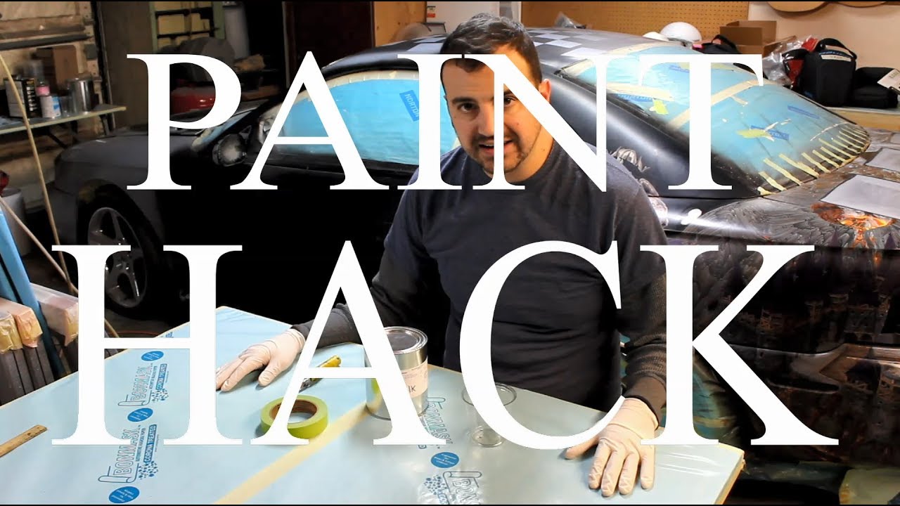 Paint Hack!! No Mess Pouring!!