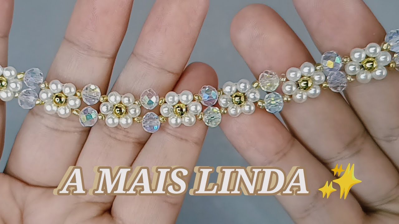 Você não vai acreditar como essa pulseira é fácil de fazer!