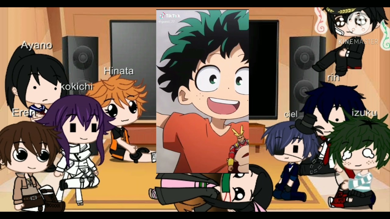 anime characters react to each other (part 1) (MHA)