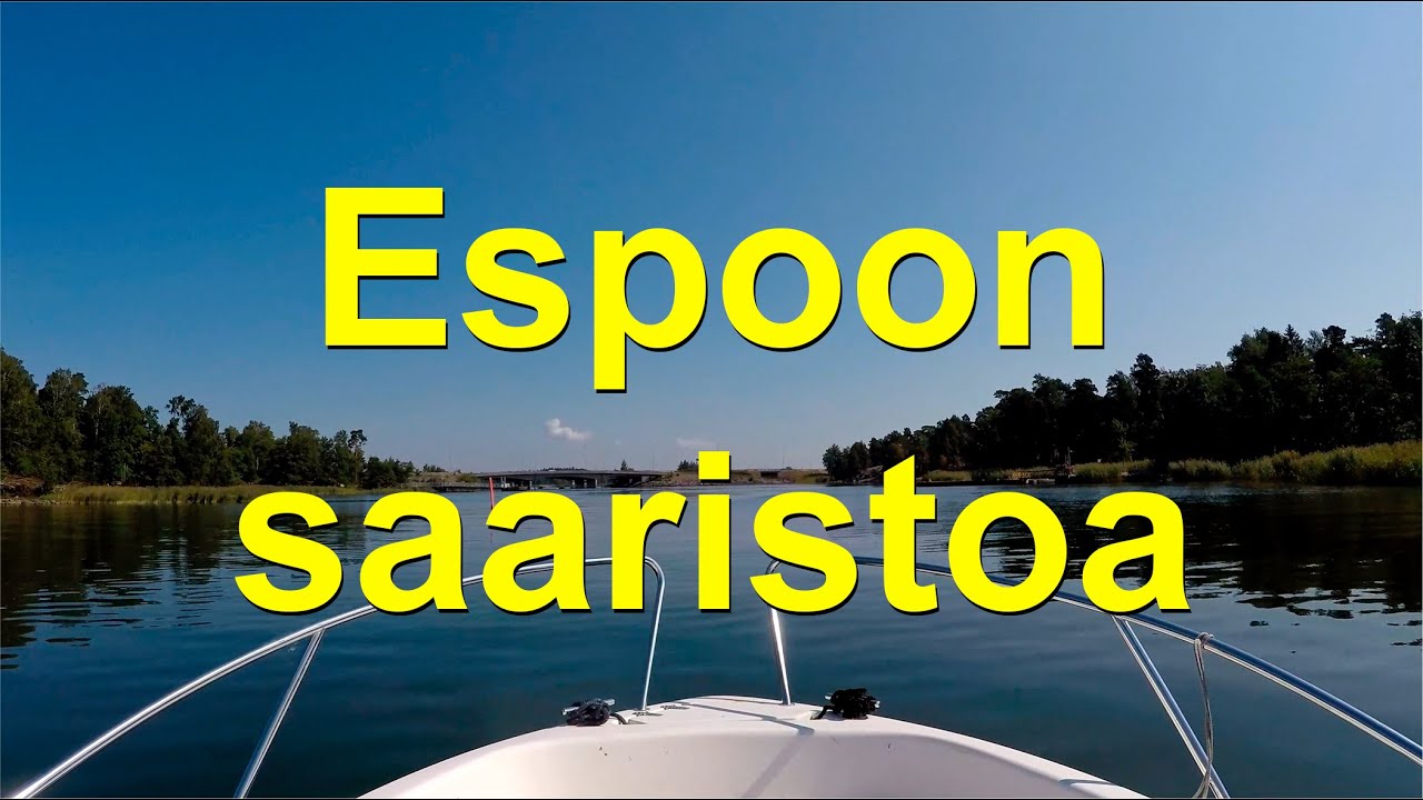 Espoon saaristoa - Espoo archipelago boat trip