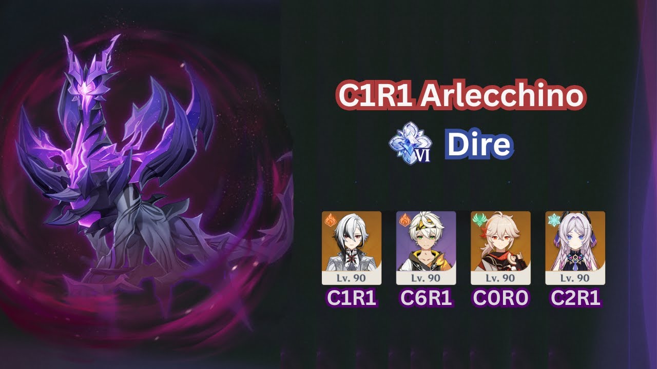 6.3 Dire Stygian Onslaught | C1R1 Arlecchino vs. Lord of the Hidden Depths
