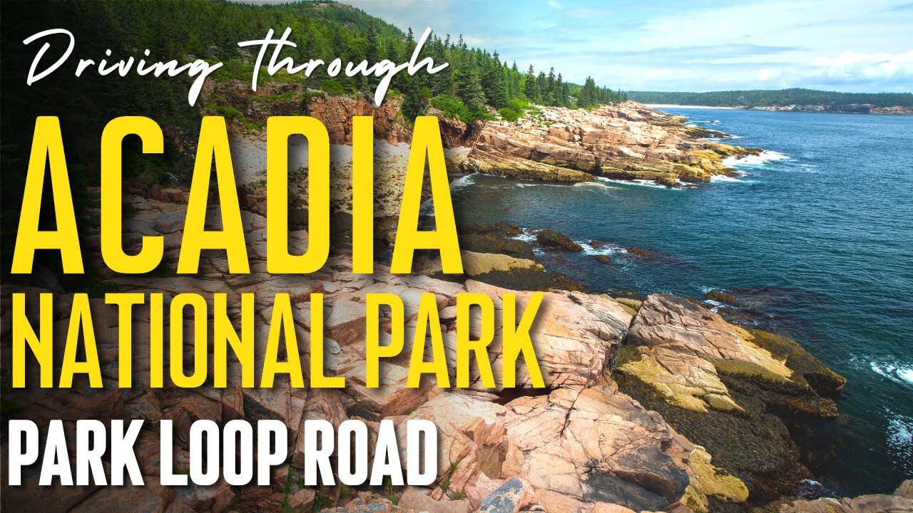 Unreal Drive through Acadia National Park Loop Road [4K]