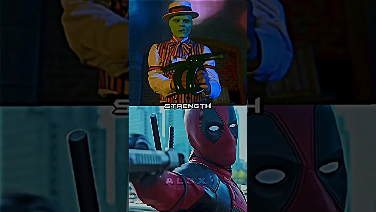 The mask vs Deadpool #shorts #whoisstrongest #mcu