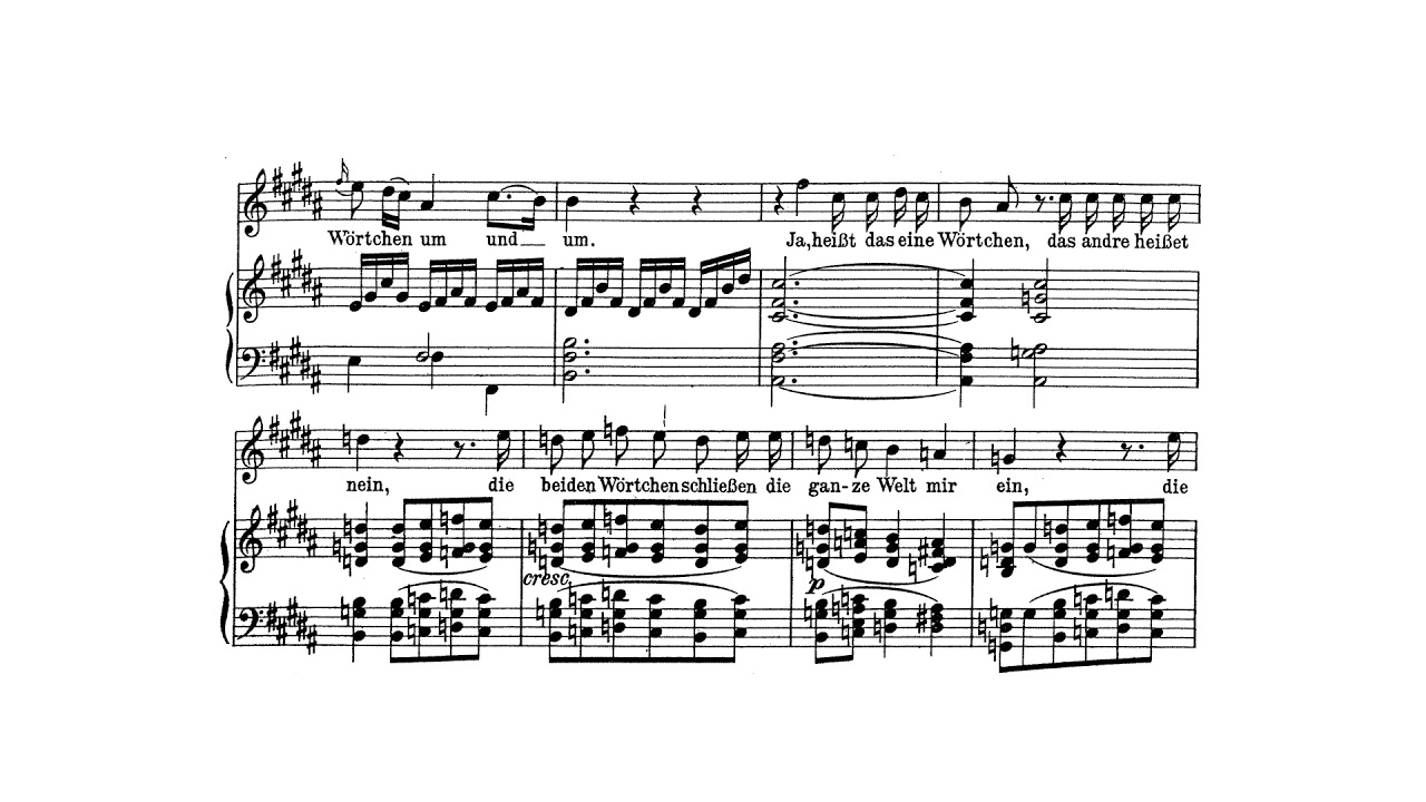 Der Neugierige(F. Schubert) 성악반주 Piano Accompaniment