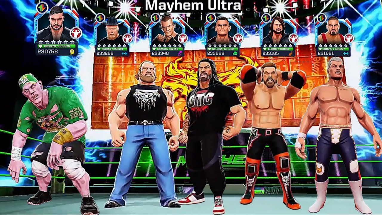 Мероприятие Mayhem Ultra | Игровой процесс с участием Романа Рейнса, Эджа, Джона Сины-зомби и Код...