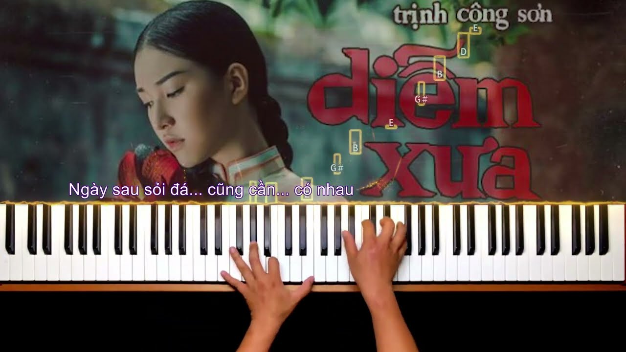 Diễm xưa | TRT01 - Podcast piano trữ tinh 4K | #hocnhacofficial #pianotrutinh