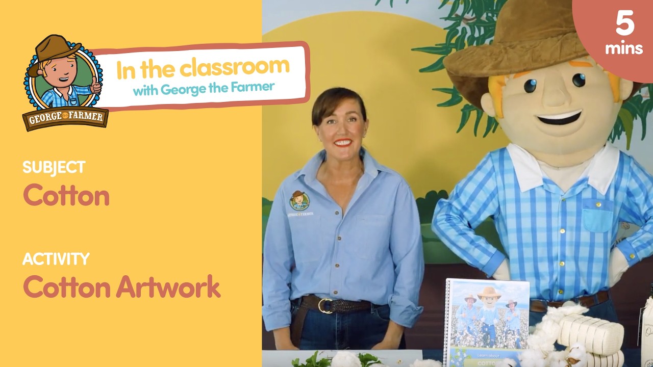 In the Classroom - Cotton Artwork