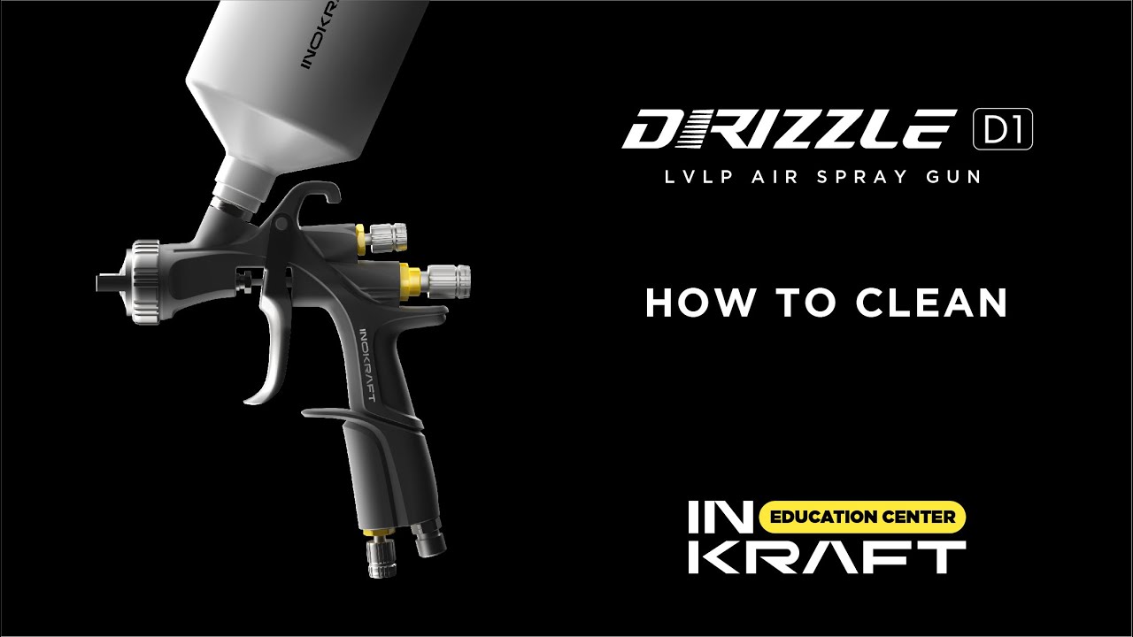 InoKraft Education Center - D1 LVLP Spray Gun - How to Clean