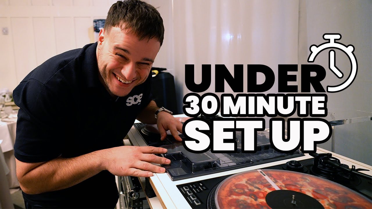 Setting Up During Cocktail Hour in Under 30 Minutes (WEDDING DJ TIPS)