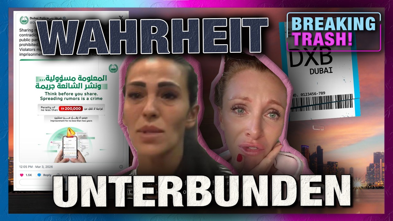 Brenzliche Situation in DUBAI: INFLUENCER lügen bewusst? - BREAKING TRASH #267