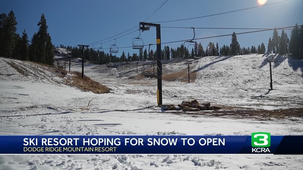 Dodge Ridge Ski Resort uses snow guns to jumpstart season