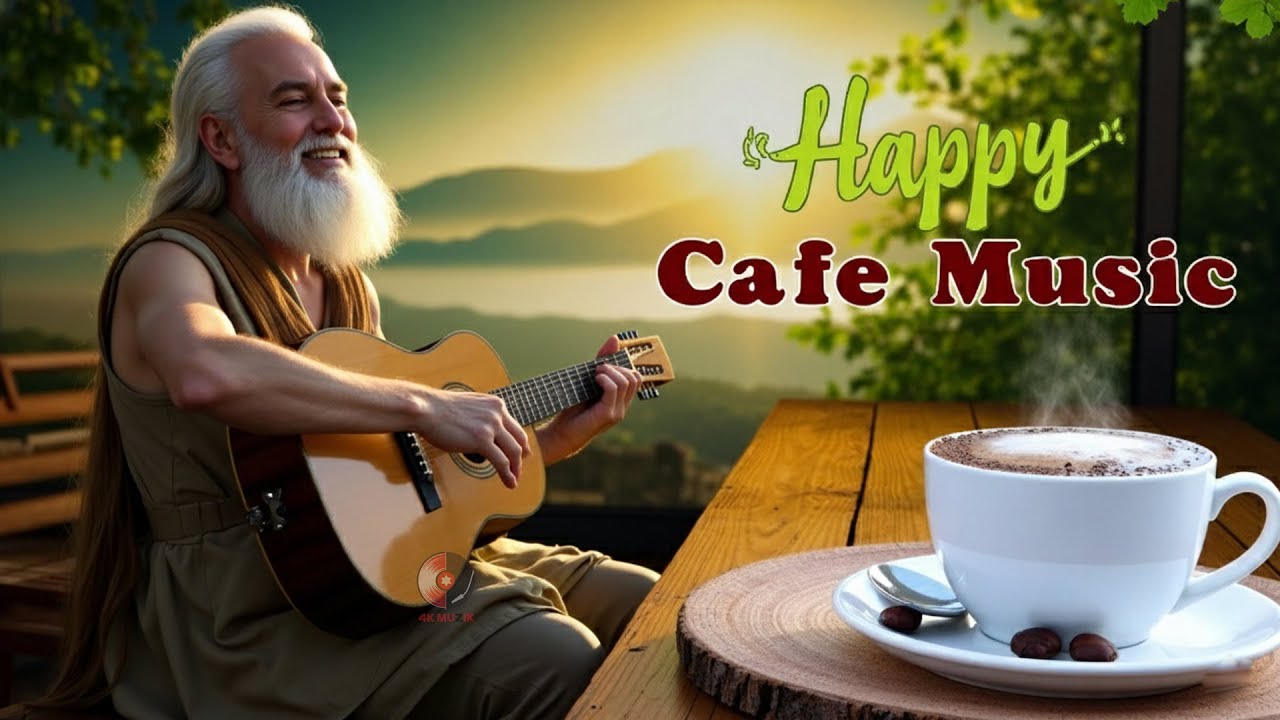 HAPPY MORNING CAFE MUSIC - Relaxing Spanish Guitar Music For Stress Relief, Work, Study, Waking Up