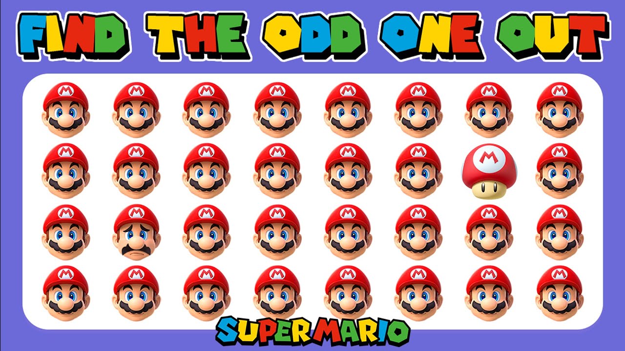 Find the ODD One Out - Super Mario Edition 🍄Tom Quiz