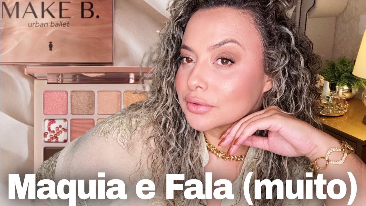 Testando a nova paleta da O Boticário; Make B. Urban Ballet